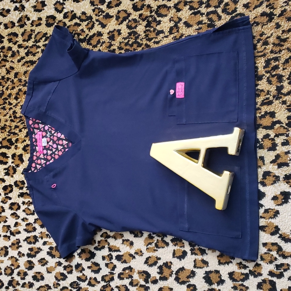 Betsey Johnson Scrub Top